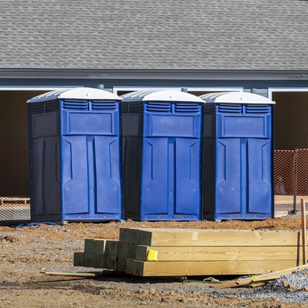 what is the maximum capacity for a single porta potty in Brownsdale MN